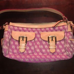 Dooney & Bourke Signature Fabric Pocket Zip Top